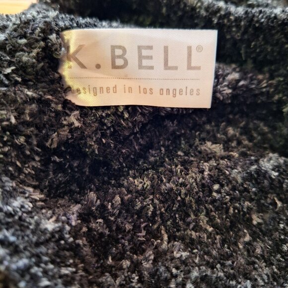 K Bell Black & Grey Knit Leggings - Picture 3 of 4